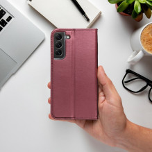 Atverčiamas dėklas, skirtas Samsung S26 ULTRA Smart Magneto, bordo spalvos