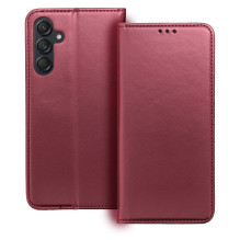 Atverčiamas dėklas, skirtas „Samsung A16 Smart Magneto“, bordo spalvos Atverčiamas dėklas, skirtas „Samsung A16 Smart Magneto“, bordo spalvos