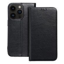 iPhone 16 Smart Magneto atverčiamas dėklas, juodas iPhone 16 Smart Magneto atverčiamas dėklas, juodas