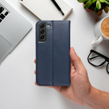 Samsung A36 Smart Magneto atverčiamas dėklas, tamsiai mėlynas Samsung A36 Smart Magneto atverčiamas dėklas, tamsiai mėlynas