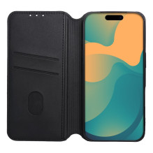 Atverčiamas dėklas, skirtas „Samsung A37 Cubic Book“, juodas Atverčiamas dėklas, skirtas „Samsung A37 Cubic Book“, juodas