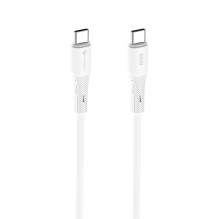 Cable USB C to USB C Forcell F-Energy QC4.0 PD 3A 60W Silicone 1 m C344 white