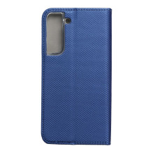 Atverčiamas dėklas, skirtas „Samsung S22 PLUS Smart Case Book“, tamsiai mėlynas Atverčiamas dėklas, skirtas „Samsung S22 PLUS Smart Case Book“, tamsiai mėlynas