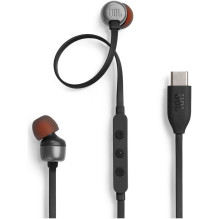 Wire earphones USB C JBL Tune 310C black Wire earphones USB C JBL Tune 310C black
