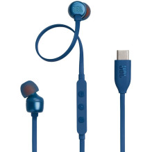 Wire earphones USB C JBL Tune 310C blue Wire earphones USB C JBL Tune 310C blue