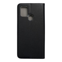 Atverčiamas dėklas, skirtas „Samsung A21s Smart Case Book“, juodas Atverčiamas dėklas, skirtas „Samsung A21s Smart Case Book“, juodas