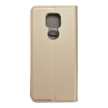 Flip case for Motorola E7 PLUS / G9 PLAY / G9 Smart Case Book gold