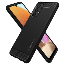 SPIGEN Rugged Armor dėklas SAMSUNG A52 LTE / A52 5G / A52S, juodas SPIGEN Rugged Armor dėklas SAMSUNG A52 LTE / A52 5G / A52S, juodas
