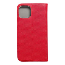 Atverčiamas dėklas, skirtas „iPhone 13 Smart Case Book“, raudonas