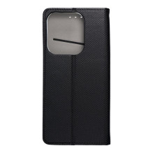 Atverčiamas dėklas, skirtas „Xiaomi Redmi 15c Smart Case Book“, juodas Atverčiamas dėklas, skirtas „Xiaomi Redmi 15c Smart Case Book“, juodas