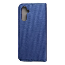 Atverčiamas dėklas, skirtas „Samsung A14 5G Smart Case Book“, tamsiai mėlynas