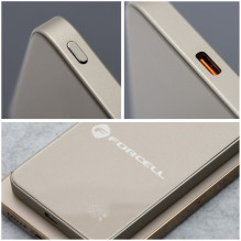 Išorinė baterija, suderinama su „MagSafe Forcell F-Energy SuperSlim F5K8 QC4.0 PD3.0 15W 5000 mAh“ titano dykumos spalvo Išorinė baterija, suderinama su „MagSafe Forcell F-Energy SuperSlim F5K8 QC4.0 PD3.0 15W 5000 mAh“ titano dykumos spalvo