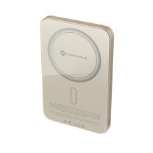 Išorinė baterija, suderinama su „MagSafe Forcell F-Energy SuperSlim F5K8 QC4.0 PD3.0 15W 5000 mAh“ titano dykumos spalvo Išorinė baterija, suderinama su „MagSafe Forcell F-Energy SuperSlim F5K8 QC4.0 PD3.0 15W 5000 mAh“ titano dykumos spalvo