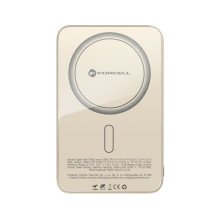 Išorinė baterija, suderinama su „MagSafe Forcell F-Energy SuperSlim F5K8 QC4.0 PD3.0 15W 5000 mAh“ titano dykumos spalvo Išorinė baterija, suderinama su „MagSafe Forcell F-Energy SuperSlim F5K8 QC4.0 PD3.0 15W 5000 mAh“ titano dykumos spalvo
