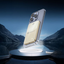 Powerbank compatible with MagSafe Forcell F-Energy SuperSlim F5K8 QC4.0 PD3.0 15W 5000 mAh titanium desert Powerbank compatible with MagSafe Forcell F-Energy SuperSlim F5K8 QC4.0 PD3.0 15W 5000 mAh titanium desert