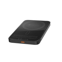 Nešiojamoji baterija, suderinama su „MagSafe Forcell F-Energy SuperSlim F5K8 QC4.0 PD3.0“ 15 W 5000 mAh, juoda Nešiojamoji baterija, suderinama su „MagSafe Forcell F-Energy SuperSlim F5K8 QC4.0 PD3.0“ 15 W 5000 mAh, juoda