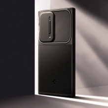 SPIGEN Optik Armor dėklas SAMSUNG S24 ULTRA, juodas SPIGEN Optik Armor dėklas SAMSUNG S24 ULTRA, juodas