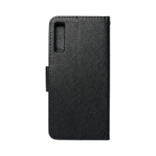Atverčiamas dėklas, skirtas Samsung A7 2018 (A750) Fancy Book, juodas Atverčiamas dėklas, skirtas Samsung A7 2018 (A750) Fancy Book, juodas