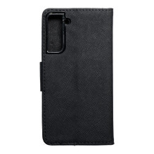 Atverčiamas dėklas, skirtas „Samsung S21 Fancy Book“, juodas