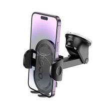 Automobilinis telefono laikiklis Hoco prietaisų skydeliui H54, juodas Automobilinis telefono laikiklis Hoco prietaisų skydeliui H54, juodas