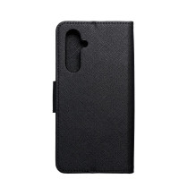 Atverčiamas dėklas, skirtas „Samsung A54 5G Fancy Book“, juodas