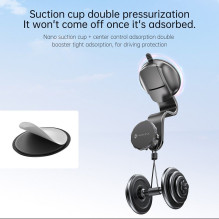 Magnetic car phone holder Forcell F-Grip MagFlex windshield / dashboard / air vent black