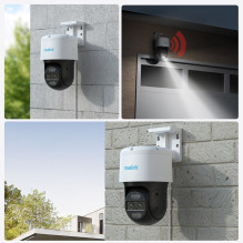 Outdoor Camera - Reolink TrackMix P760 4K, Dual View, Auto-Zoom, PoE, Night Vision