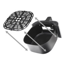 Oro Keptuvė - ELDOM FR45 FRITELO 4.2L 1500W Skaitmeninis Laikmatis Juoda Oro Keptuvė - ELDOM FR45 FRITELO 4.2L 1500W Skaitmeninis Laikmatis Juoda