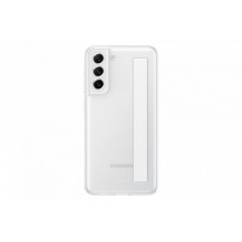 Samsung Galaxy S21 FE Clear Strap Cover Case White Samsung Galaxy S21 FE Clear Strap Cover Case White