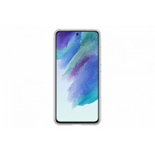 Samsung Galaxy S21 FE dėklas su skaidriu dirželiu, baltas