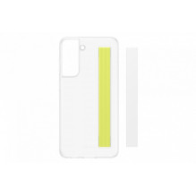 Samsung Galaxy S21 FE Clear Strap Cover Case White Samsung Galaxy S21 FE Clear Strap Cover Case White