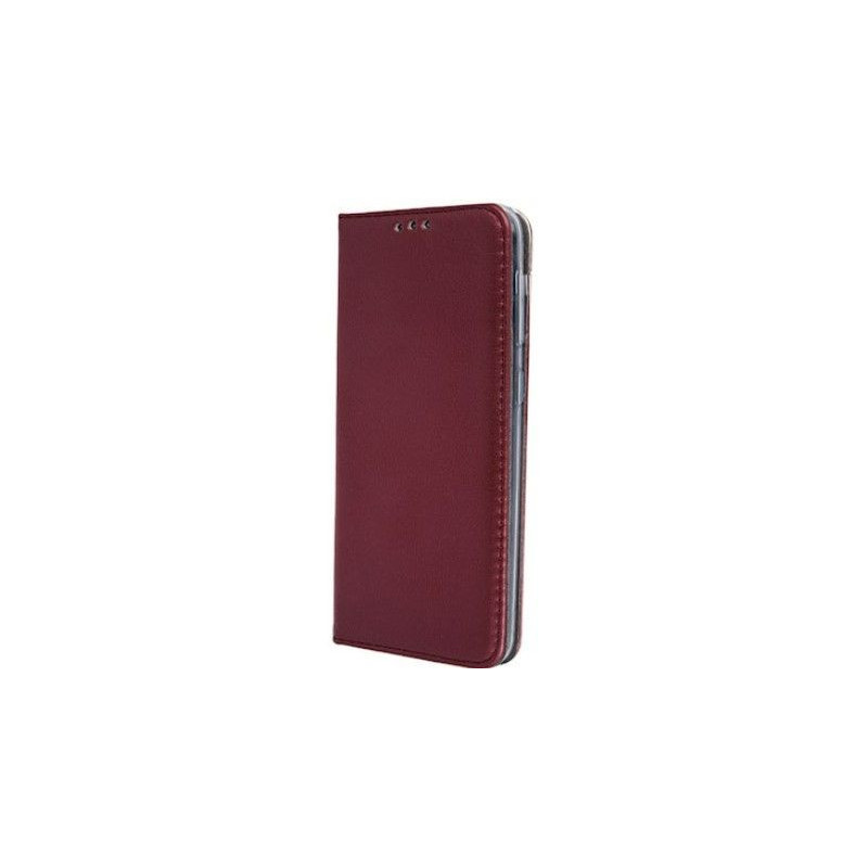 iLike Xiaomi Poco X3 / X3 NFC / X3 Pro išmanusis magnetinis dėklas bordo spalvos