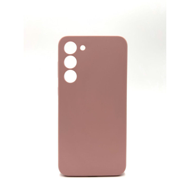 „Evelatus“ „Samsung Galaxy S23 Premium“ minkštas silikoninis dėklas, smėlio spalvos
