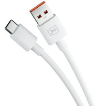 3MK 3MK Hyper Cable USB-A to USB-C 5A 60W 1.2m biały / white kabel