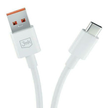 3MK 3MK Hyper Cable USB-A to USB-C 5A 60W 1.2m biały / white kabel