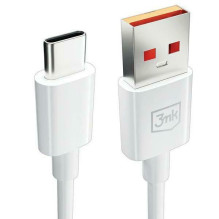 3MK 3MK Hyper Cable USB-A to USB-C 5A 60W 1.2m biały / white kabel