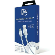 3MK 3MK Hyper Cable USB-A to USB-C 5A 60W 1.2m biały / white kabel