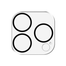 3MK 3MK Lens Pro Full Cover iPhone 14 Pro / 14 Pro Max Szkło Hartowane na obiektyw aparatu z ramką montażową 1szt