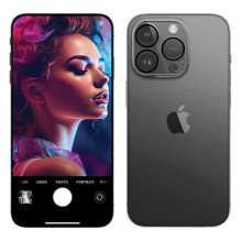 3MK 3MK Lens Pro Full Cover iPhone 14 Pro / 14 Pro Max Szkło Hartowane na obiektyw aparatu z ramką montażową 1szt