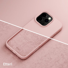 etteri Etteri Silicone Mag case for iPhone 16 Pro 6,3" light pink