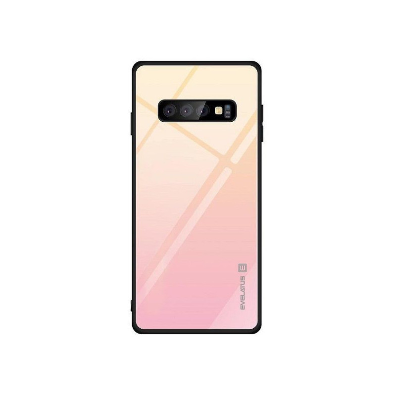 Evelatus Samsung Galaxy J6 2018 Gradient Glass Case 1 Mild Melon