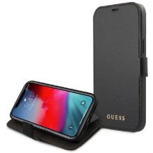 „Guess“ vaivorykštinis dėklas „Apple iPhone 12 / 12 Pro“, juodas „Guess“ vaivorykštinis dėklas „Apple iPhone 12 / 12 Pro“, juodas