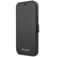 „Guess“ vaivorykštinis dėklas „Apple iPhone 12 / 12 Pro“, juodas „Guess“ vaivorykštinis dėklas „Apple iPhone 12 / 12 Pro“, juodas