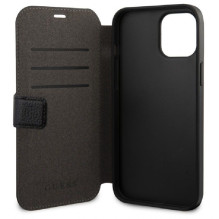 Guess Apple iPhone 12 / 12 Pro Iridescent Book Case Black Guess Apple iPhone 12 / 12 Pro Iridescent Book Case Black