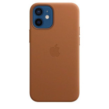 Apple Leather Case with MagSafe for iPhone 12 mini California Poppy
