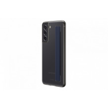 „Samsung Galaxy S21 FE“ skaidraus dirželio dėklas tamsiai pilkas