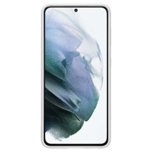 Samsung Galaxy S21 Plus silikoninis dėklas šviesiai pilkas Samsung Galaxy S21 Plus silikoninis dėklas šviesiai pilkas