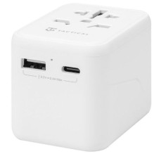 Taktinis PTP kelioninis 12 W adapteris, baltas Taktinis PTP kelioninis 12 W adapteris, baltas