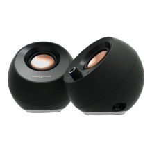 Garsiakalbis - Creative Pebble Pro Bluetooth 5.3, RGB Apšvietimas, 80 Hz iki 20 kHz, Juoda Garsiakalbis - Creative Pebble Pro Bluetooth 5.3, RGB Apšvietimas, 80 Hz iki 20 kHz, Juoda