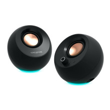 Garsiakalbis - Creative Pebble Pro Bluetooth 5.3, RGB Apšvietimas, 80 Hz iki 20 kHz, Juoda Garsiakalbis - Creative Pebble Pro Bluetooth 5.3, RGB Apšvietimas, 80 Hz iki 20 kHz, Juoda
